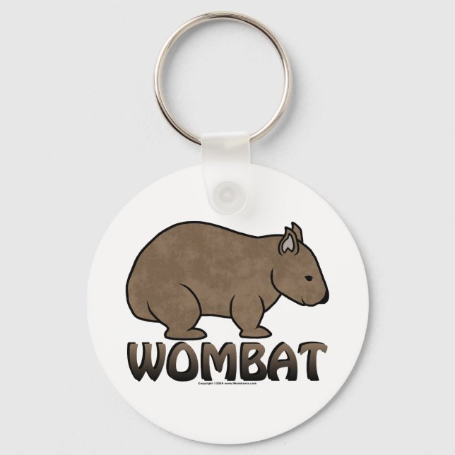 Wombat Logotyp II Nyckelring (Framsida)