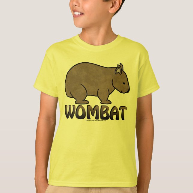 Wombat logotyp II T-shirt (Framsida)