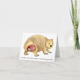 Wombat Mors dag Card Kort