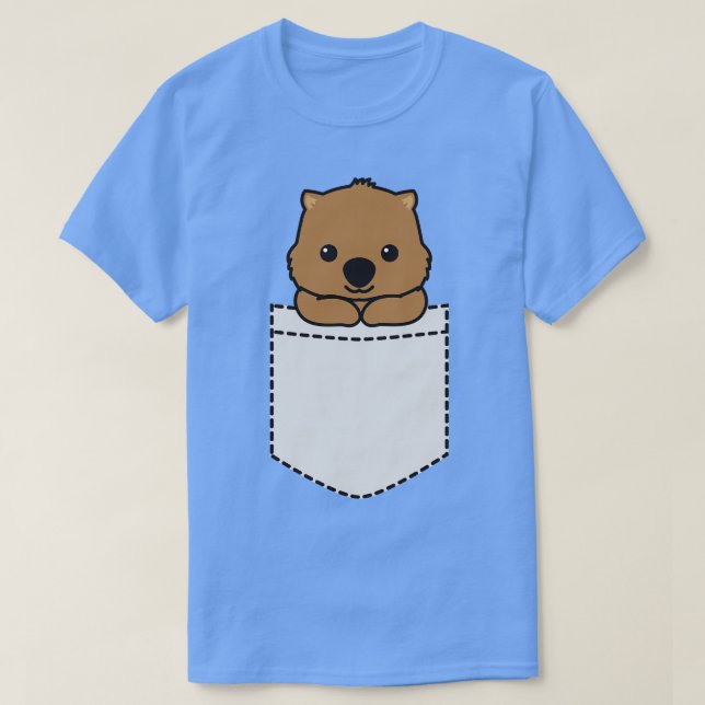 Wombat Pocket T Shirt (Design framsida)