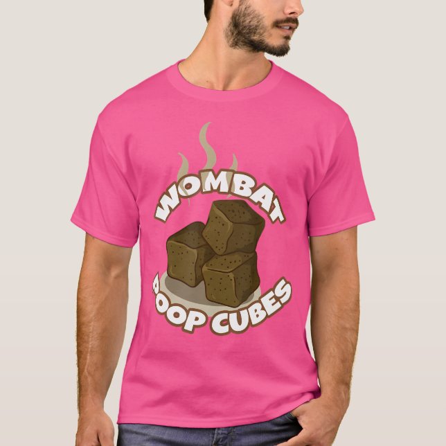 Wombat Poop Cubes T Shirt (Framsida)