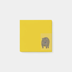 Wombat Post-it Block