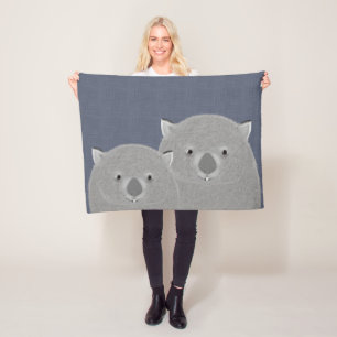 Wombat ullfilt fleecefilt