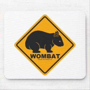 Wombat undertecknar musmatta