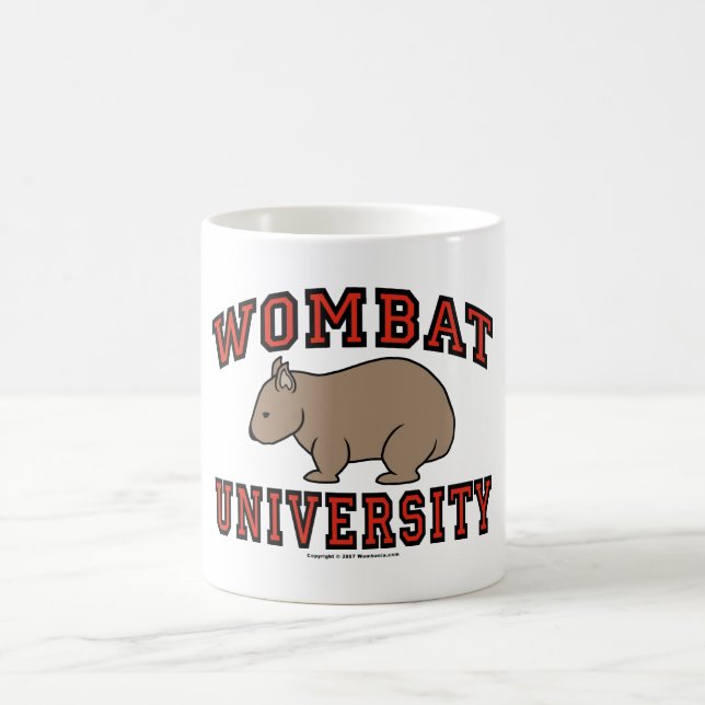 Wombat universiteten kaffemugg (Center)