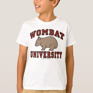 Wombat universiteten t shirt