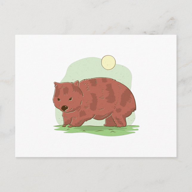 Wombat Vykort (Framsida)