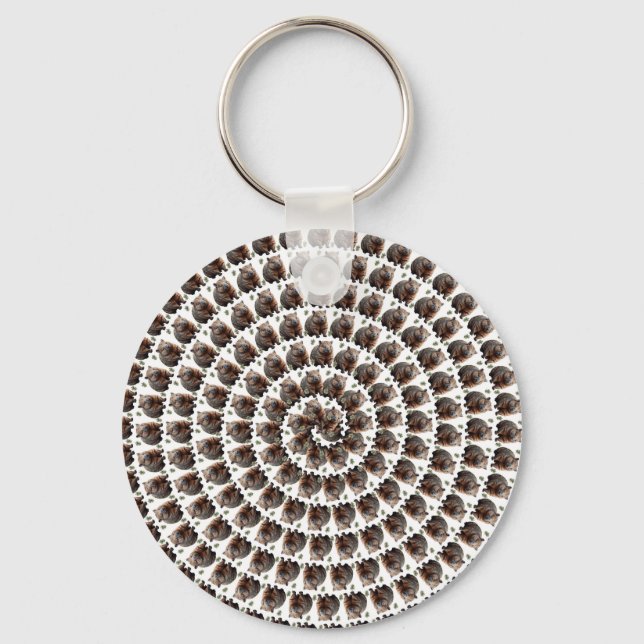 Wombat Whirl: A Spiral of  Nyckelring (Framsida)