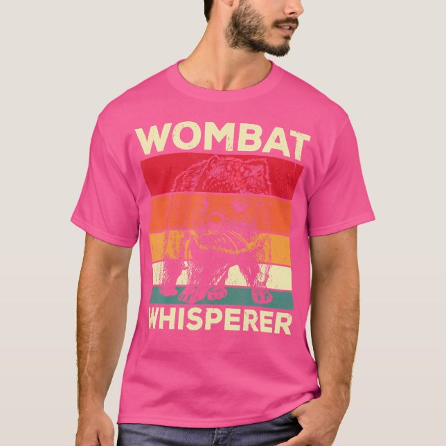 Wombat Whisperer Funny Wombat Say T Shirt (Framsida)