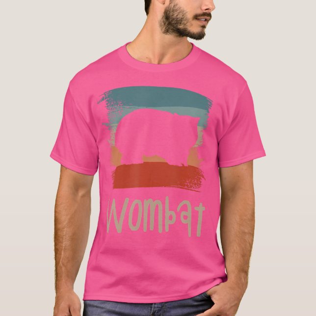 Wombat Wombats T Shirt (Framsida)