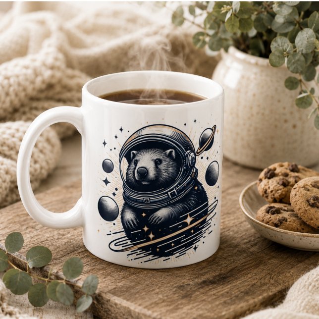 Wombat Wonderland Mugg”, Kaffemugg (Wombat Wonderland Mug” Coffee Mug)