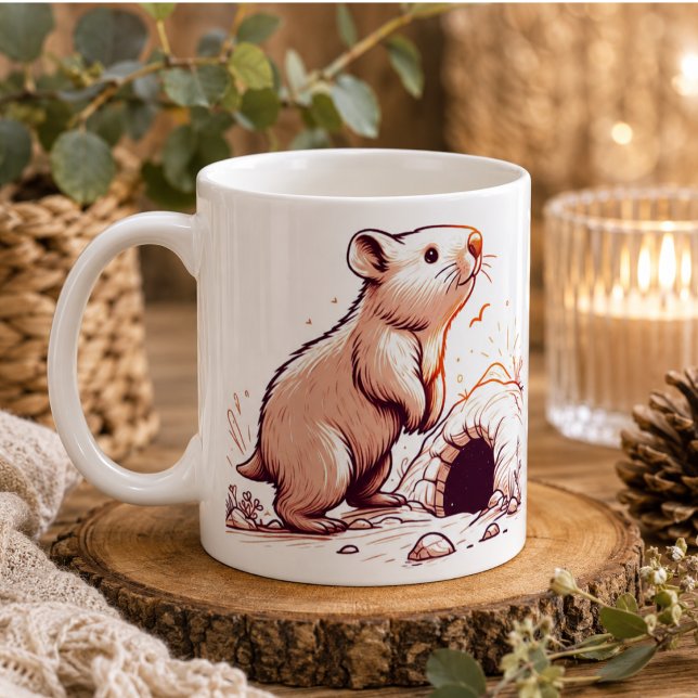 Wombat Wonderland-mugg” Kaffemugg (Wombat Wonderland Mug” Coffee Mug)