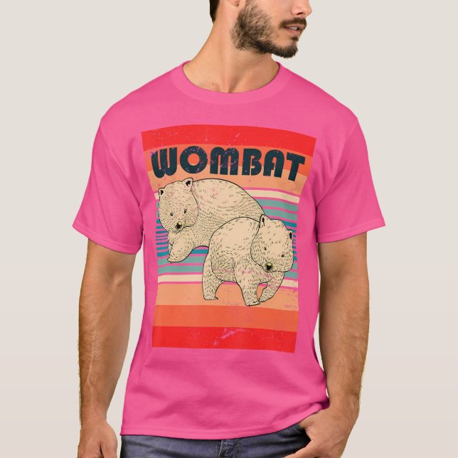 Wombats Älskare Outback Aussie Animal Australia Wo T Shirt (Framsida)