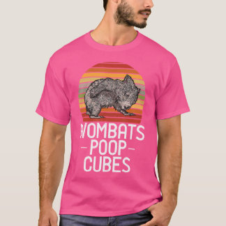 Wombats Poop Cubes Kärlek Wombat T Shirt