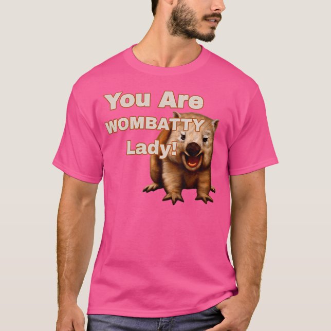 Wombatty Dam One Dam Funny Wombat Älskare T Shirt (Framsida)