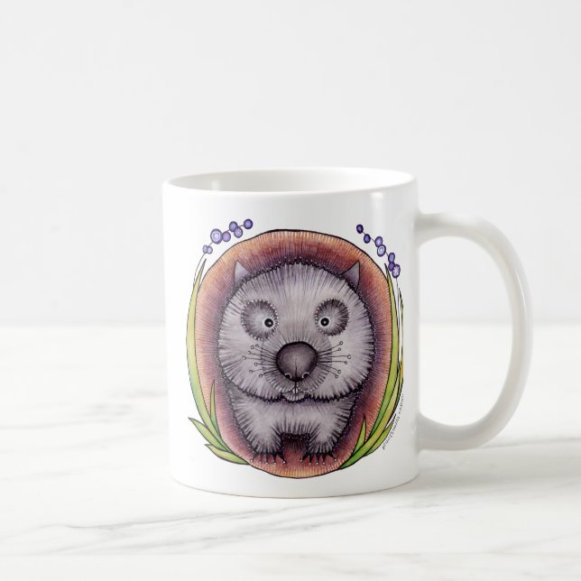 "Wombie" wombatmug^en Kaffemugg (Höger)