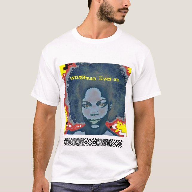 WOMBman bor på T Shirt (Framsida)