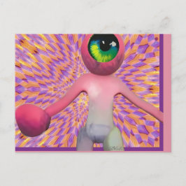 Wombo ser ljuset Pop Surrealism Vykort