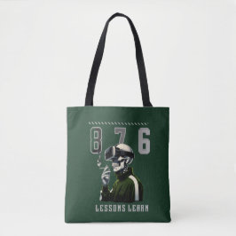 Women 876 LESSONS LEARN Tote Tygkasse