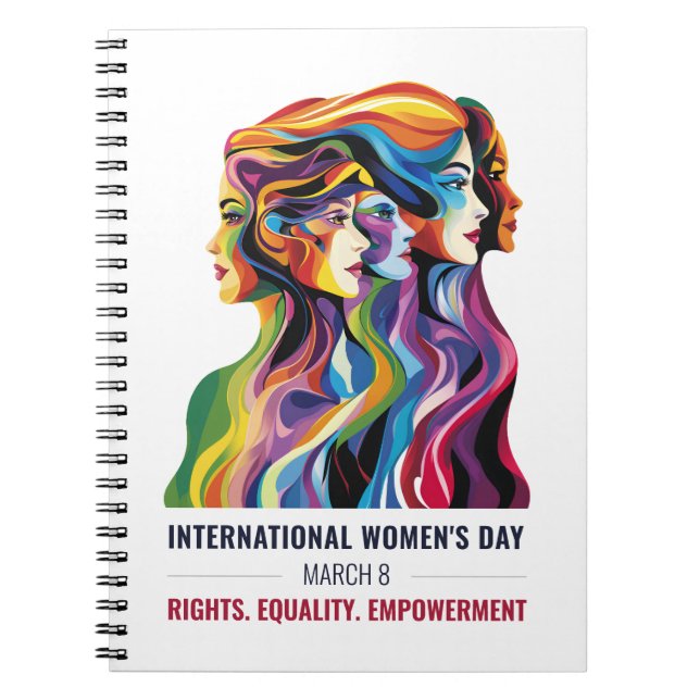 Women Ansikte Art | Internationell kvinnodagen | I Anteckningsbok (Framsidan)