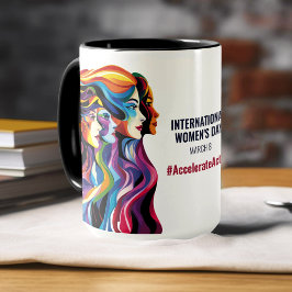 Women Ansikte Art | Internationell kvinnodagen | I Mugg