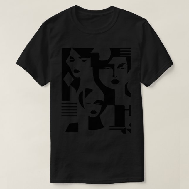 Women ansikte t shirt (Design framsida)