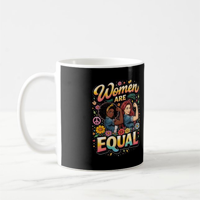 Women Are Equal Kaffemugg (Vänster)