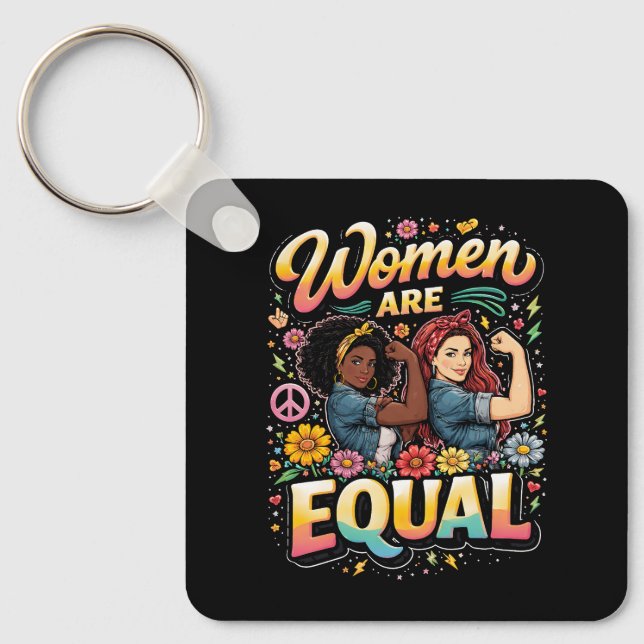 Women Are Equal Nyckelring (Framsida)