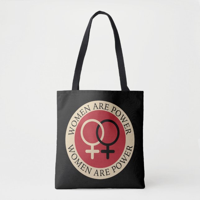 Women Are Power, International Women's Day Tote Tygkasse (Framsida)