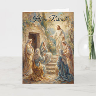 Women at the Garden Tomb Easter Card Kort