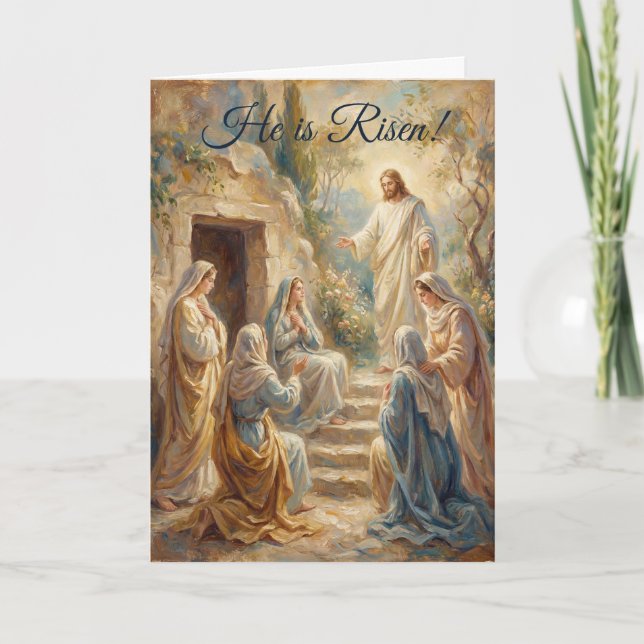 Women at the Garden Tomb Easter Card Kort (Framsida)