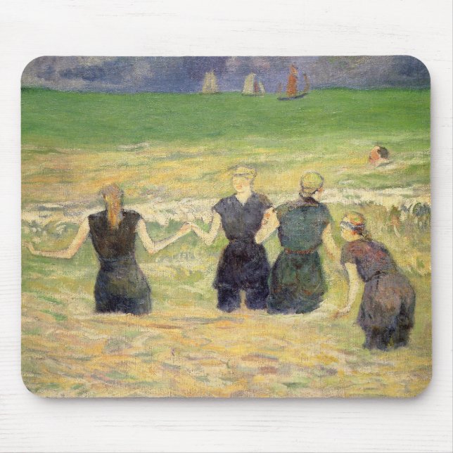 Women Bathing Dieppe av Paul Gauguin Musmatta (Framsidan)