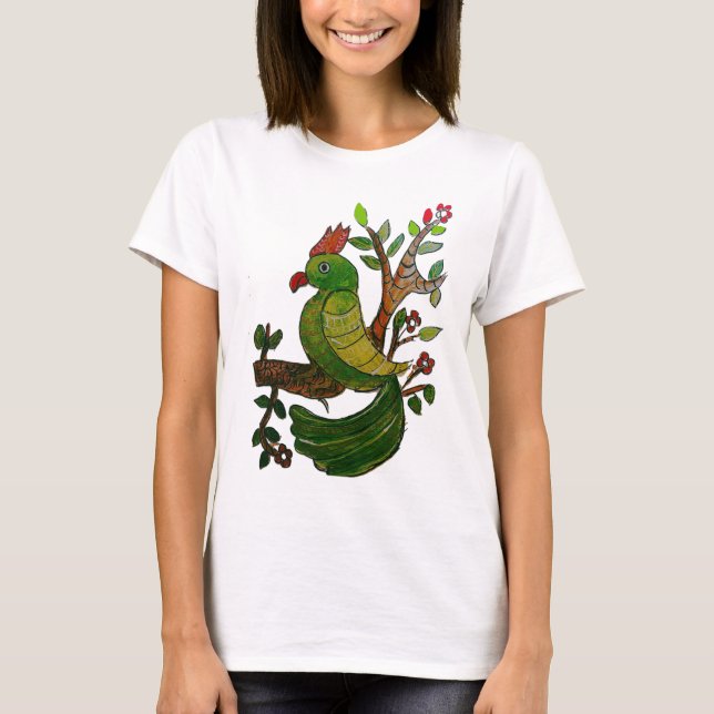 women bird t shirt (Framsida)