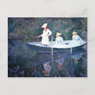 Women Boating - Claude Monet Vykort