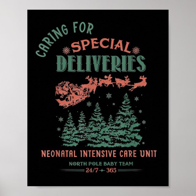 Women Caring For Special Deliveries Nicu Nurse Chr Poster (Framsidan)