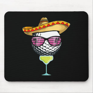 Women Cinco De Mayo Golf Boll med Sombrero Margar Musmatta
