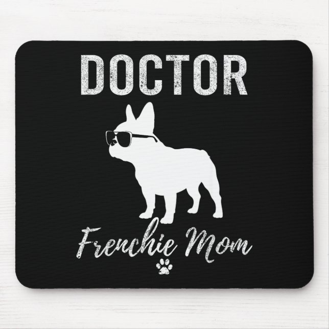 Women Doctor Frenchie Mom Shirt Funny Dog Lover Me Musmatta (Framsidan)