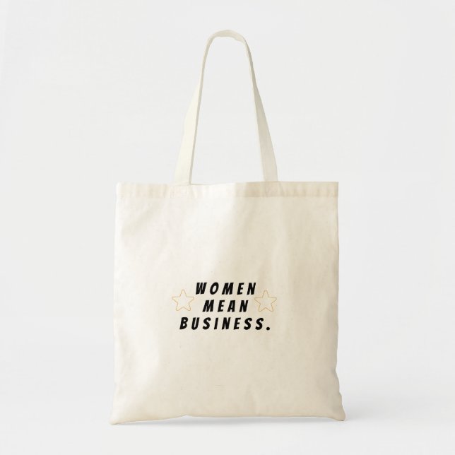 Women Elak Business Tote Tygkasse (Framsidan)