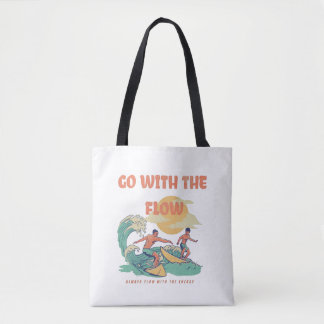 Women Energy Flow Lessons Learn Tote Tygkasse