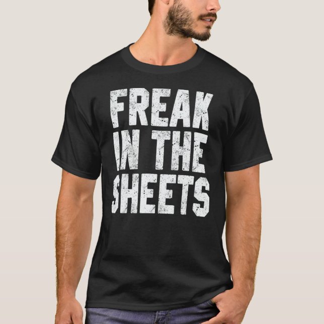 Women Freak In The Sheets Accountant Accounting CP T Shirt (Framsida)
