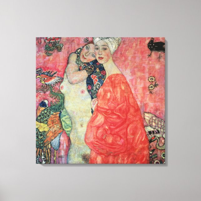 Women Friends, 1916-17 Canvastryck (Framsida)