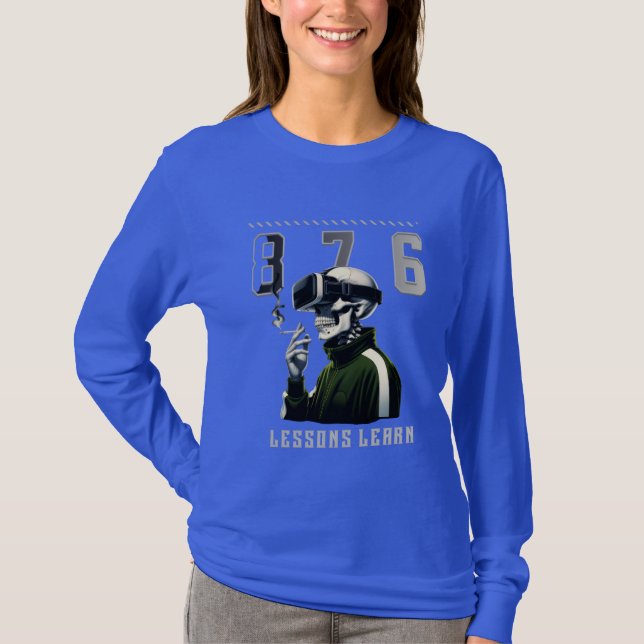 Women Gorilla Boss Lessons Learn Long Sleeve  T Shirt (Framsida)