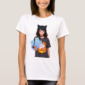 women halloween ,Cat Shirt ,Cute Cat Lovers Shirt T Shirt