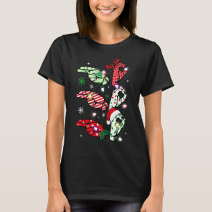 Women Ho Ho Ho Sign Language Asl Santa Merry Chris T Shirt
