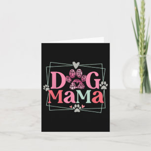 Women Hund Mamma Hund och Cat Mamma Furmamma Mors Kort