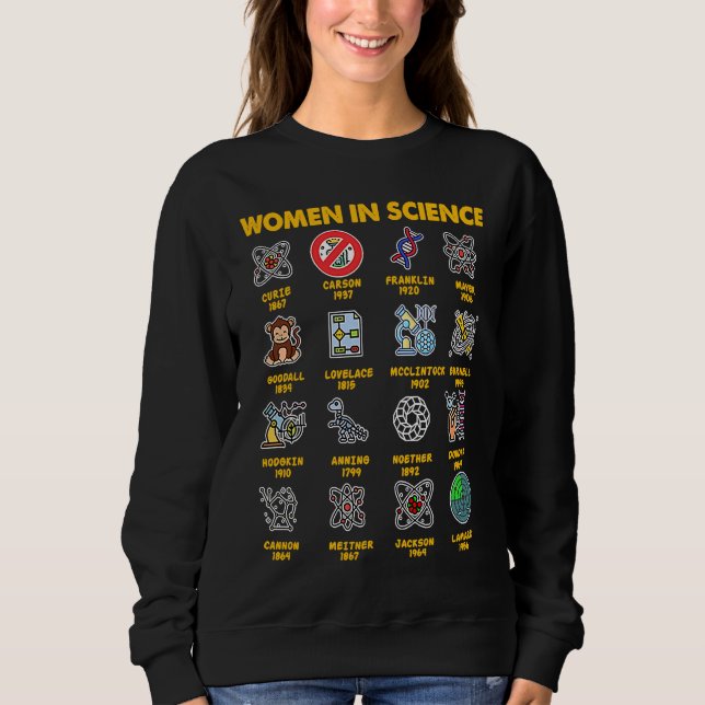 Women in Science T Shirt (Framsida)