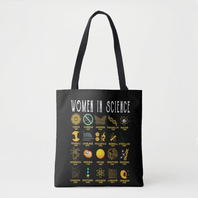 Women In Science Tygkasse (Framsida)