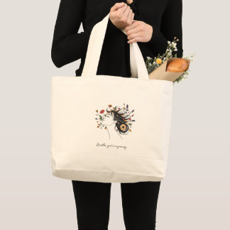 women inspiring totebag jumbo tygkasse