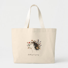 women inspiring totebag jumbo tygkasse