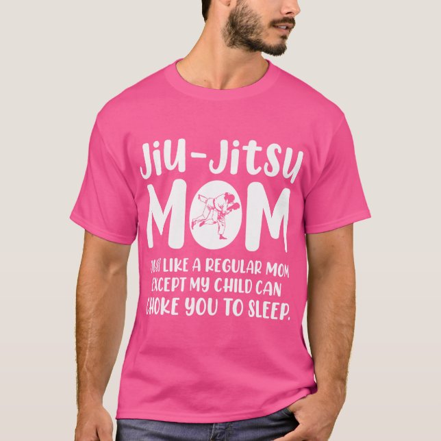 Women Jiu Jitsu Mamma Brazilian Jujitsu Mma Bjj T Shirt (Framsida)